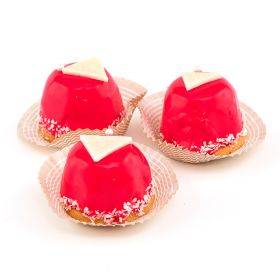 <strong>Monoporcja o smaku maliny (minimalne zamówienie 6 szt.)</strong>Słodki stół