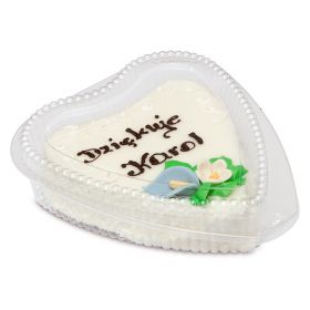 <strong>Pudełko plastikowe - Torcik podziękowanie (0,4kg)</strong>Opakowania