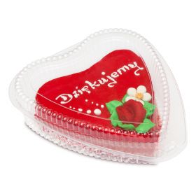 <strong>Pudełko plastikowe - Torcik podziękowanie (0,4kg)</strong>Opakowania