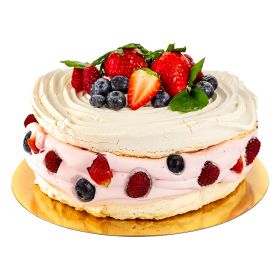 <strong>Tort bezowy owocowy (ze świeżymi owocami) </strong> Smaki tortów