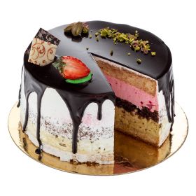 <strong>Tort pistacja, malina</strong> Smaki tortów